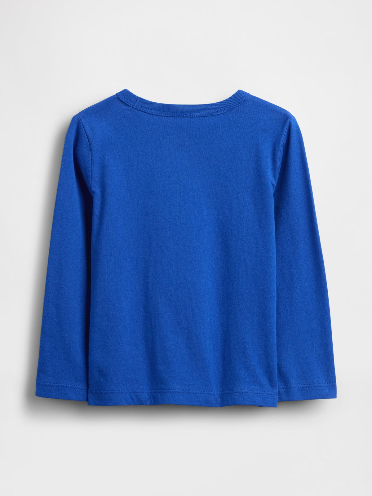 Kobalt Mavisi Grafik Baskılı T-shirt