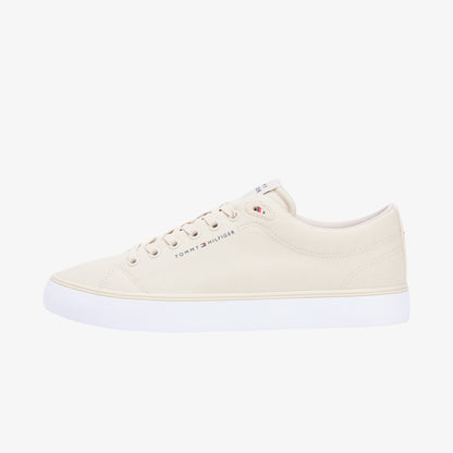 Tommy Hilfiger Hi Vulc Erkek Bej Sneaker