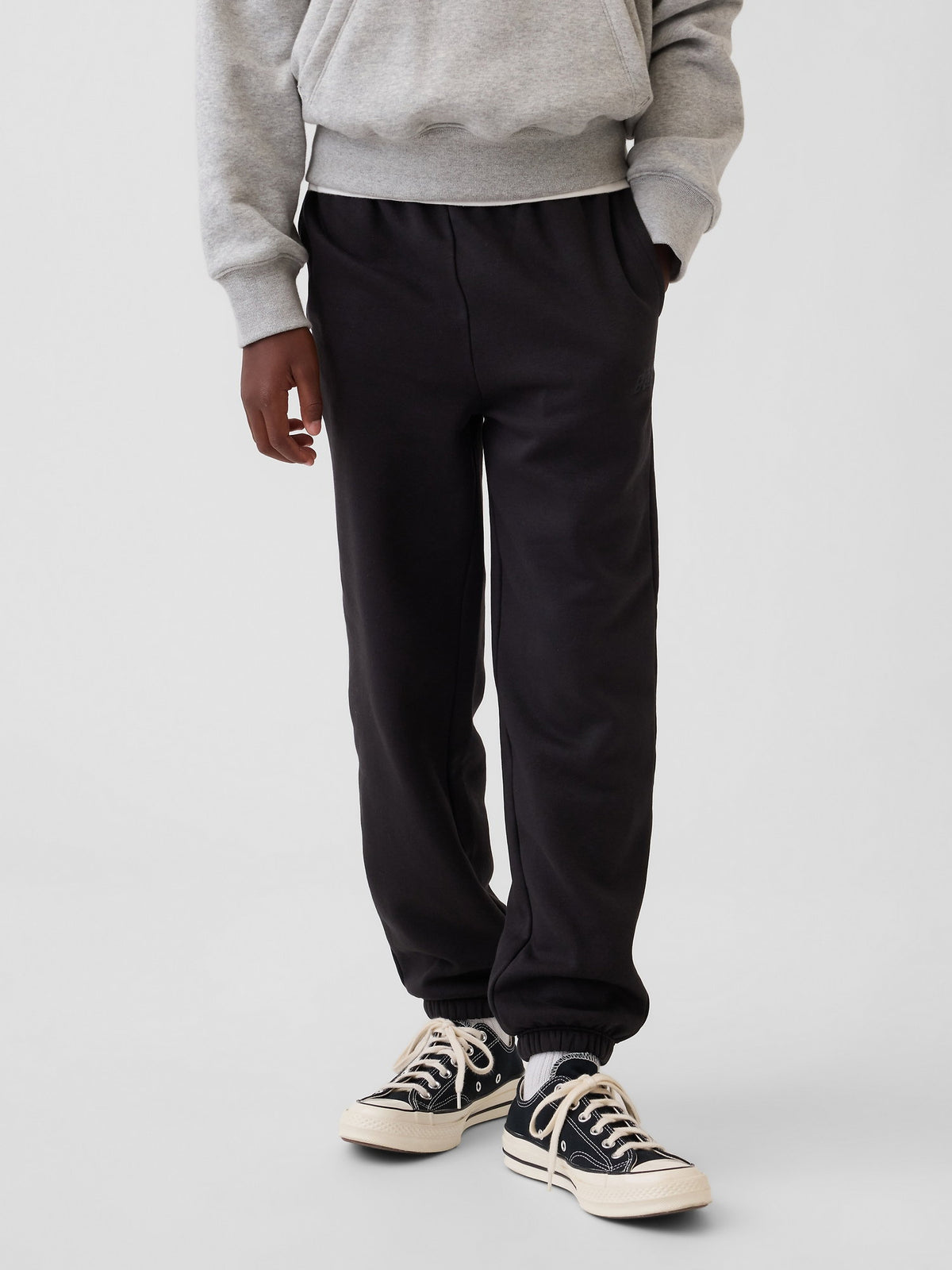 Siyah Vintagesoft Relaxed Logo Jogger Eşofman Altı