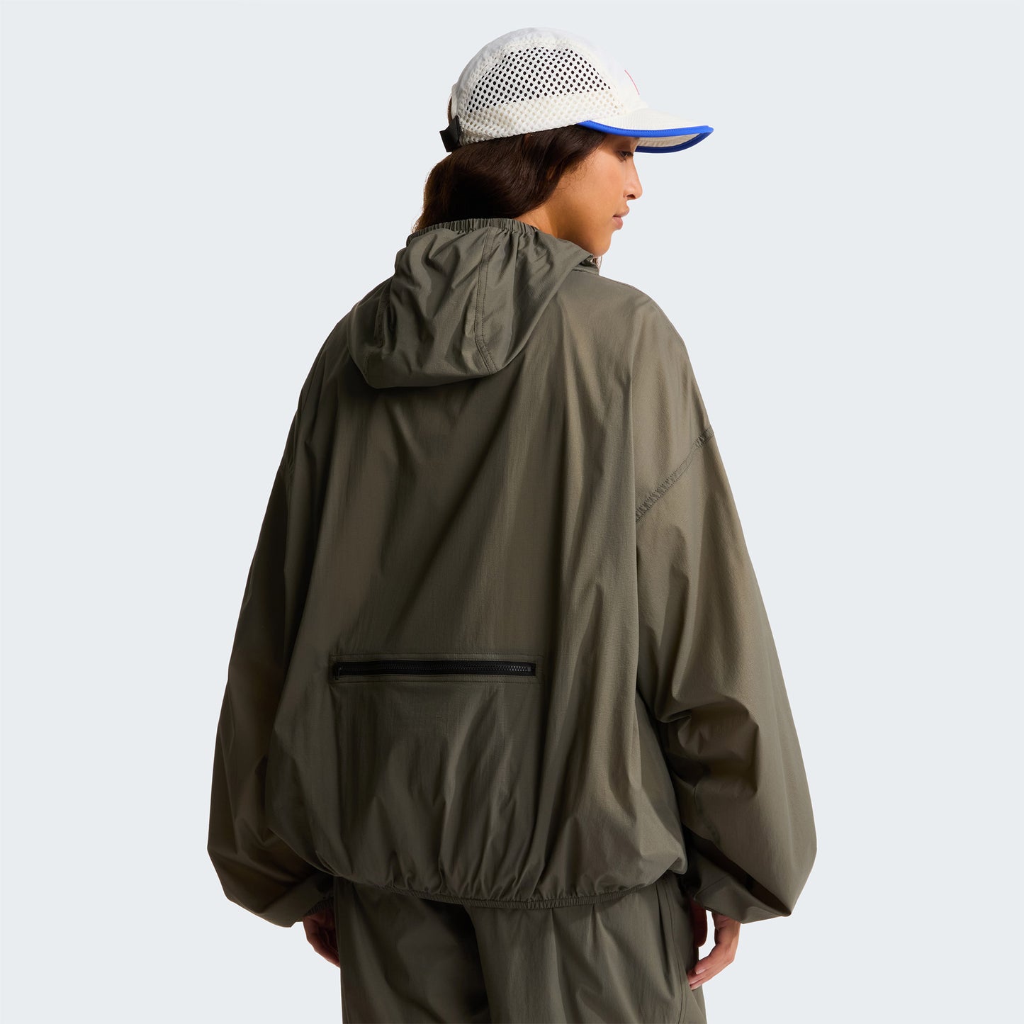 The North Face Red Box Packable Hooded Wind Erkek Yeşil Ceket