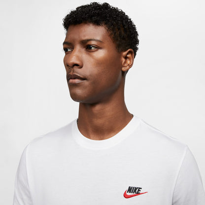Nike Sportswear Club Erkek Beyaz Günlük T-shirt