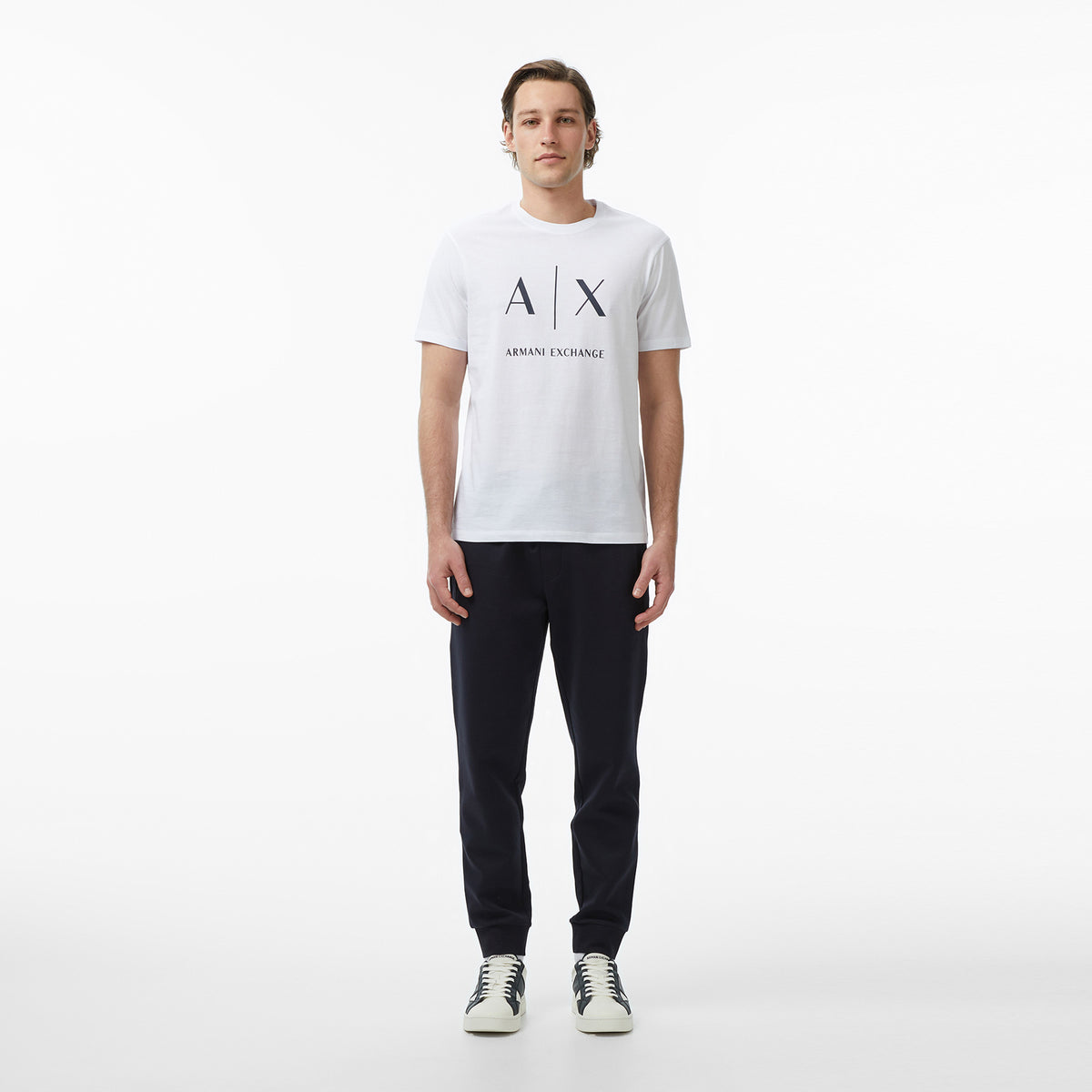Armani Exchange Erkek Beyaz T-shirt