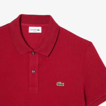 Lacoste L.12.12 Erkek Slim Fit Bordo Polo