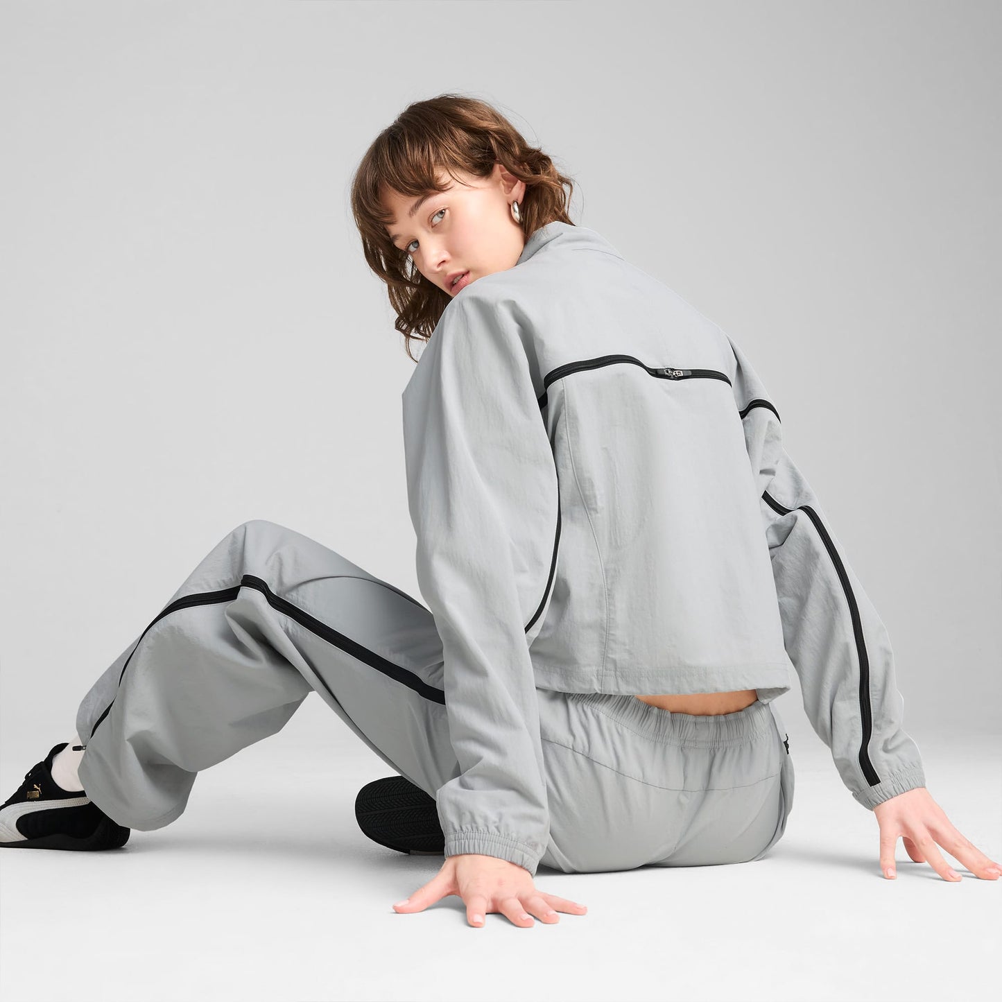Puma Dare To Zip-off Kadın Gri Ceket