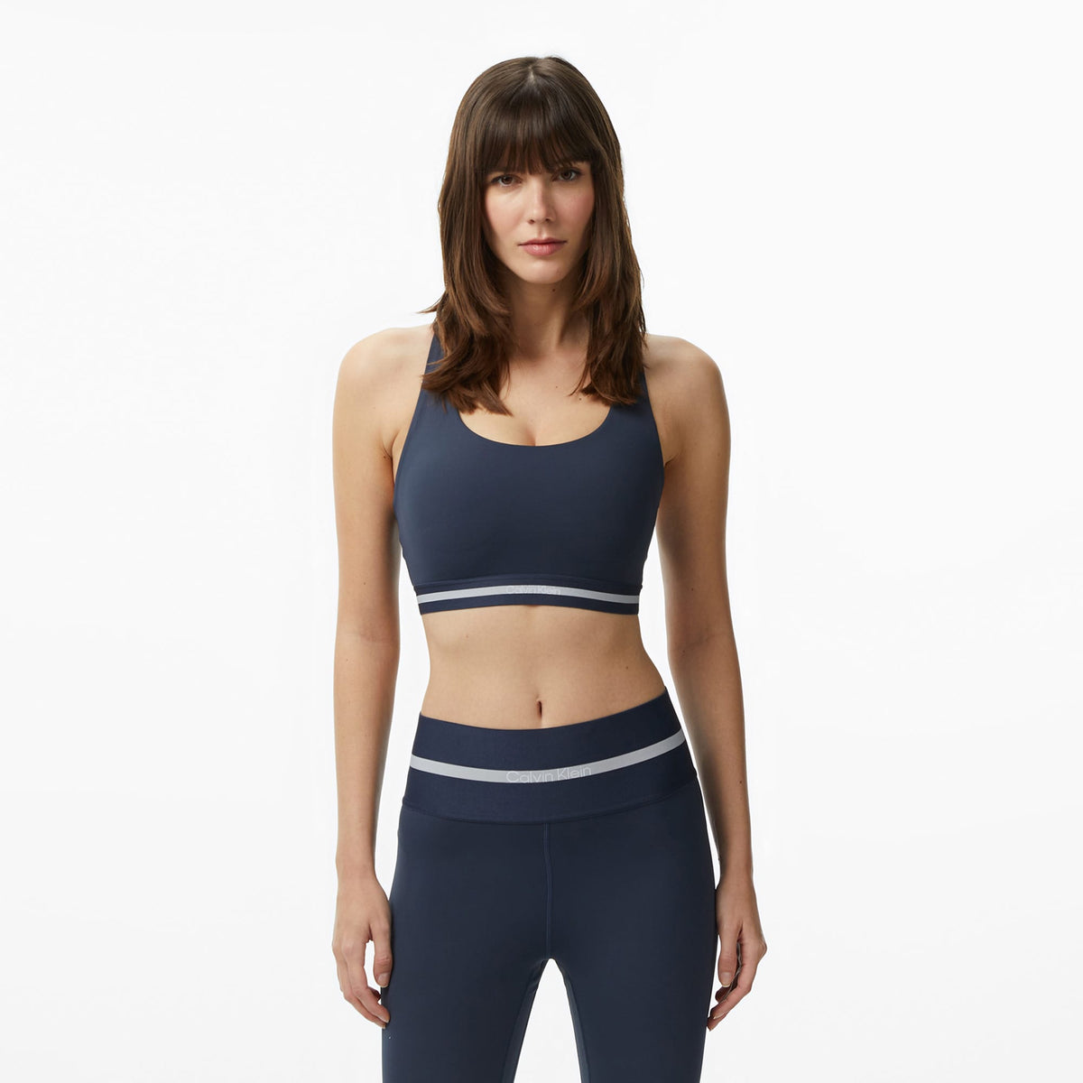 Calvin Klein Icon Sport Medium Support Kadın Mavi Bra