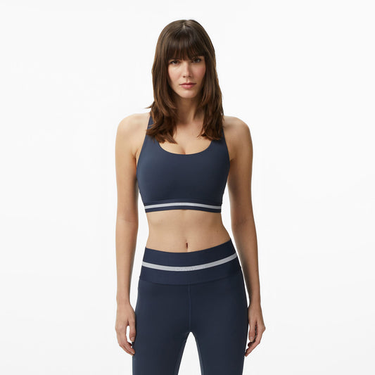 Calvin Klein Icon Sport Medium Support Kadın Mavi Bra