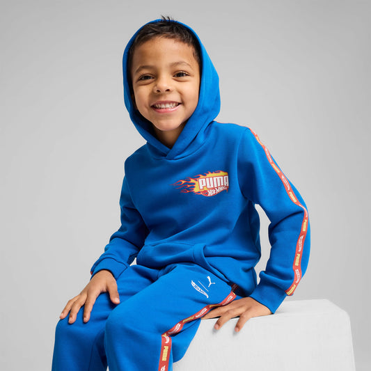 Puma Hot Wheels Graphic Çocuk Gri Sweatshirt
