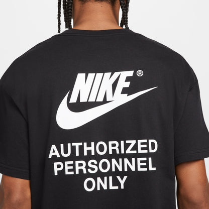 Nike Authorised Erkek Siyah T-shirt