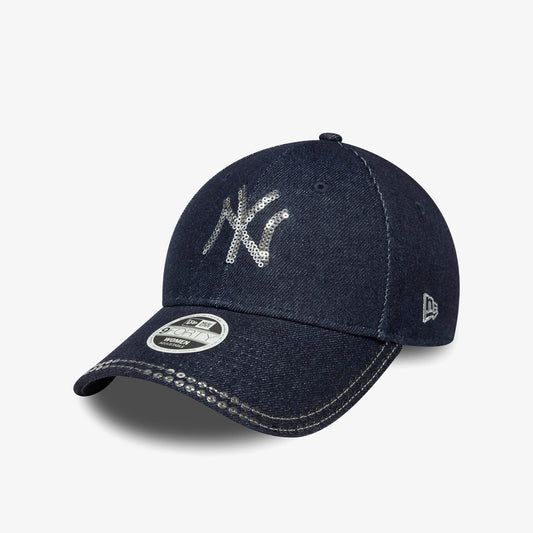New Era New York Yankees Mlb Sequin 9forty Kadın Lacivert Şapka