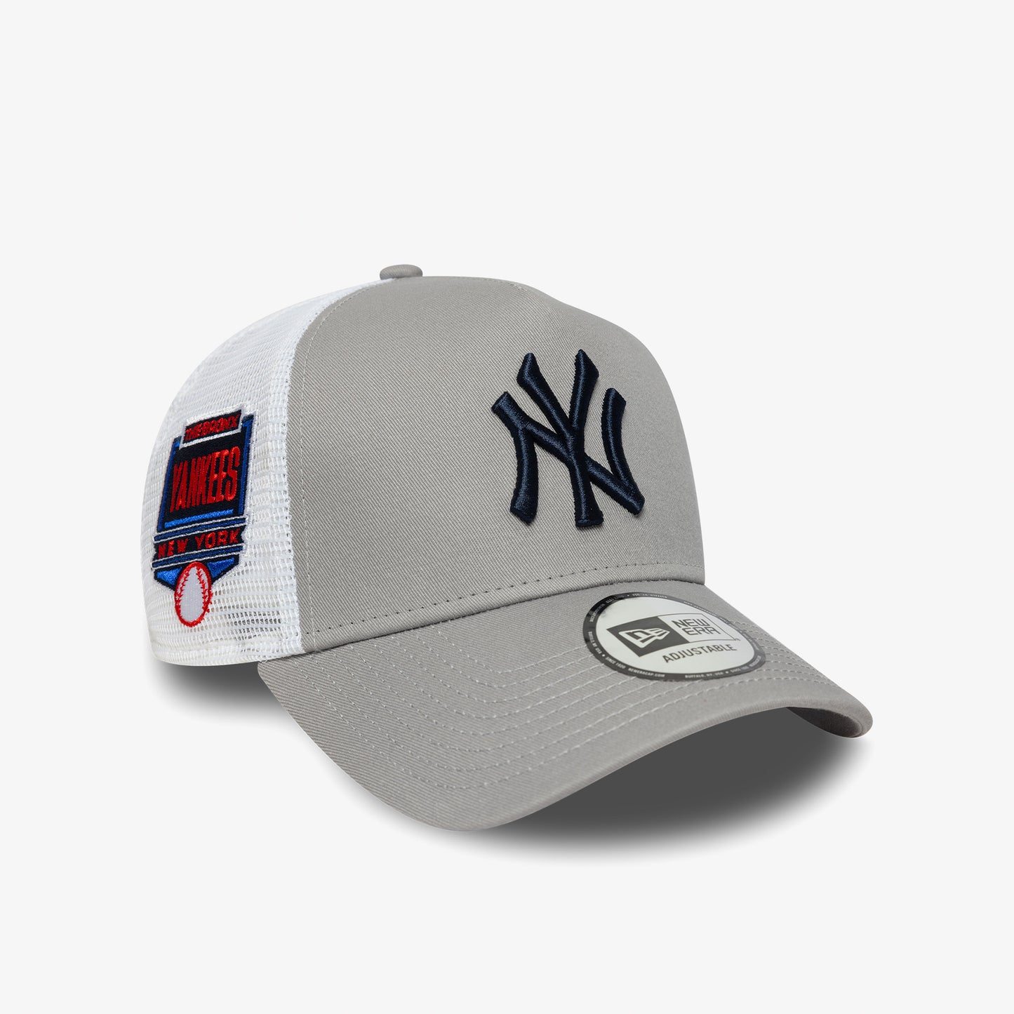 New Era Side Patch Trucker Unisex Gri Şapka