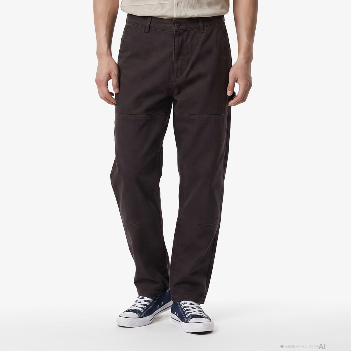 Unıted4 Regular Fit Erkek Kahverengi Pantolon
