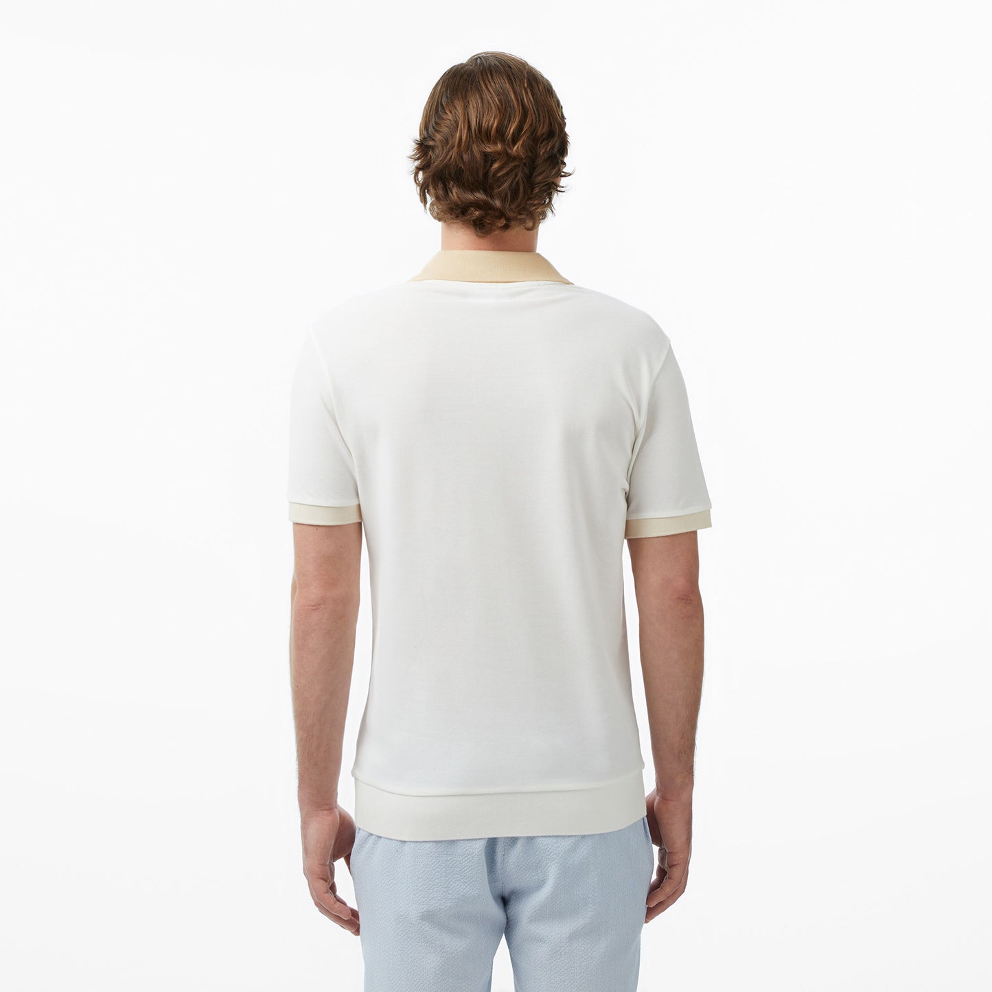 Lacoste Regular Fit Erkek Krem Polo