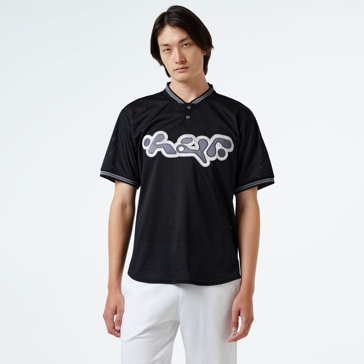Huf Halftime Henley S/s Jersey Erkek Siyah Gömlek