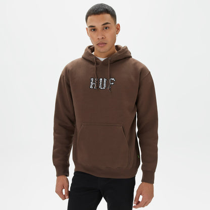 Huf Quake Conditions Erkek Kahverengi Hoodie