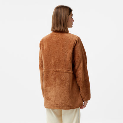 United4 Sherpa Teddy Coat Kadın Kahverengi Mont
