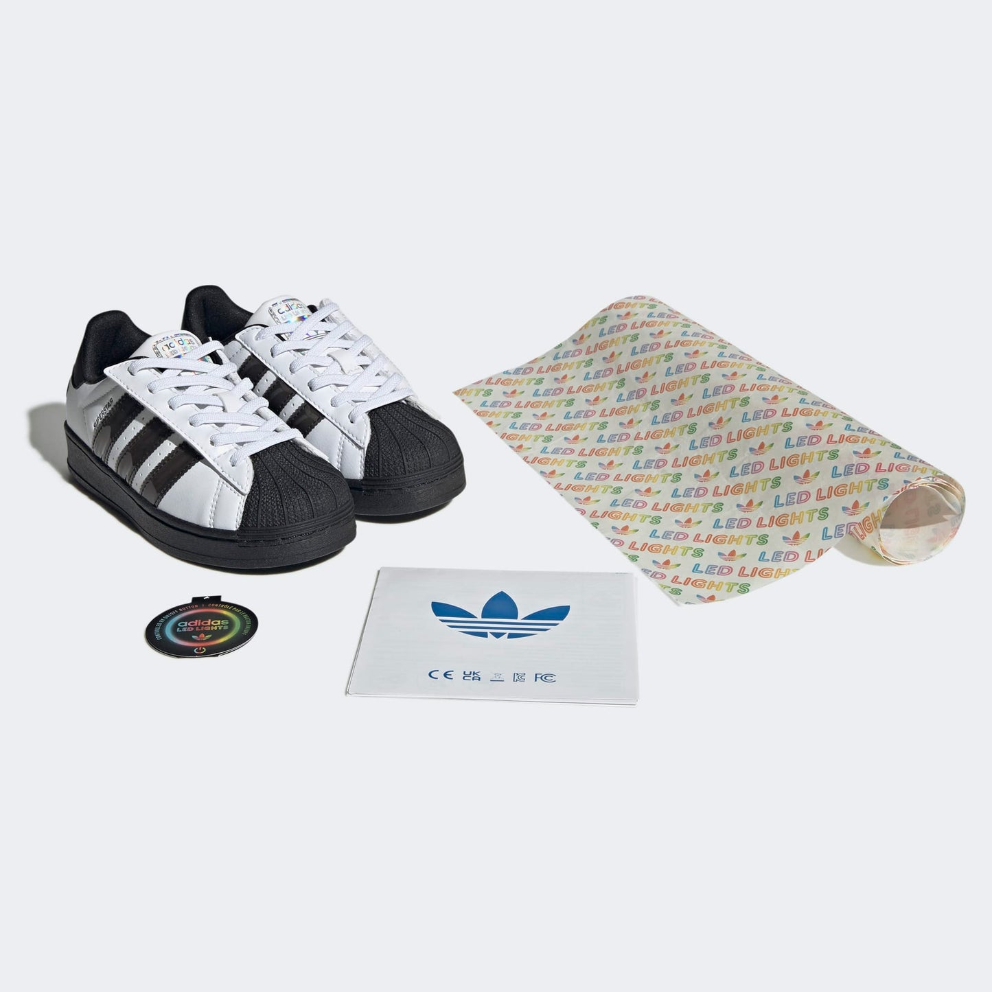 Adidas Superstar Led Lights Cf El C Çocuk Beyaz Spor Ayakkabı
