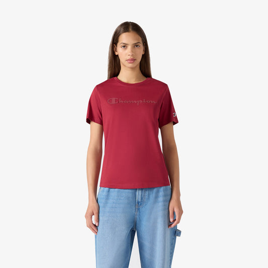 Champion Short Sleeve Kadın Kahverengi T-shirt