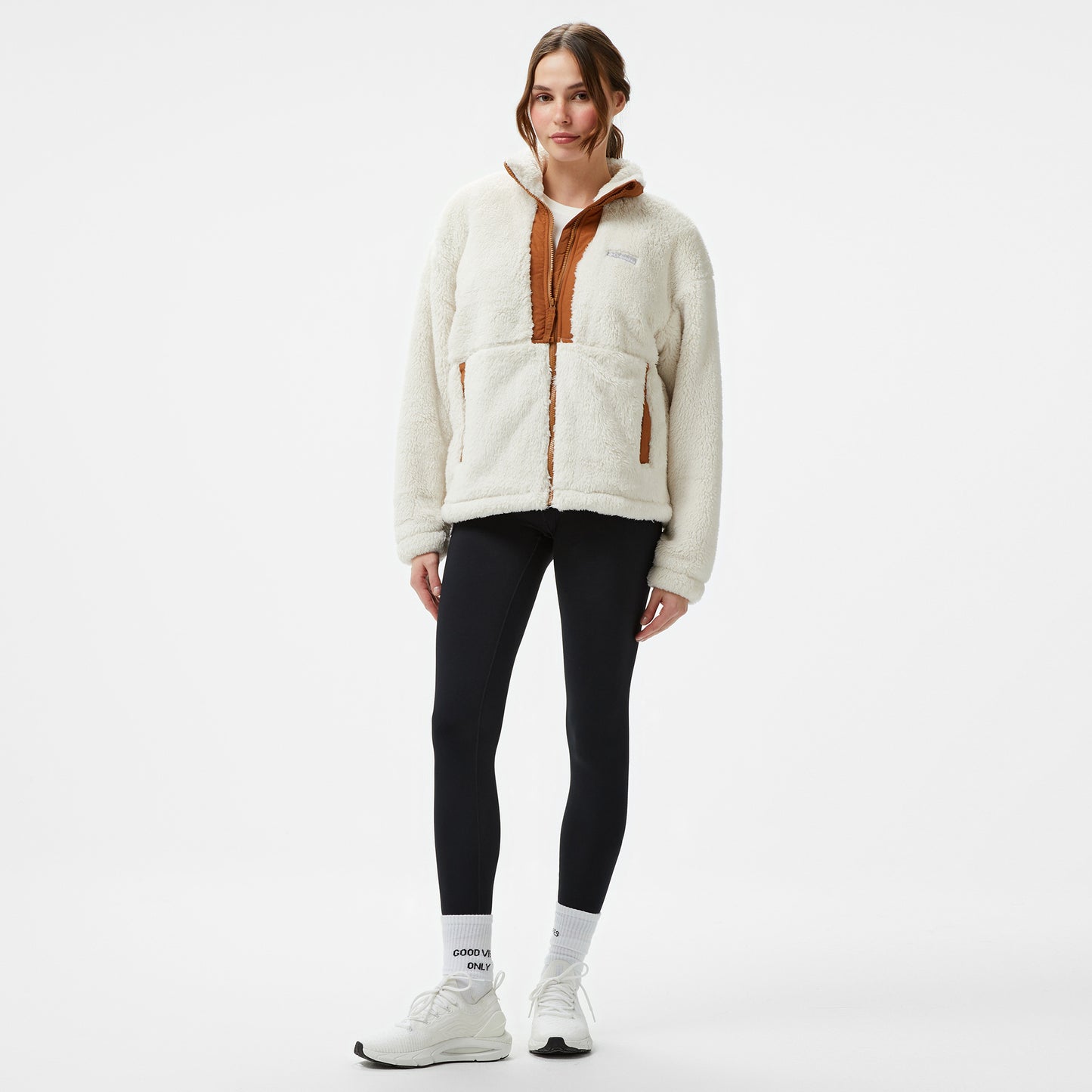 Columbia Boundless Discovery Sherpa Full Zip Kadın Bej Mont