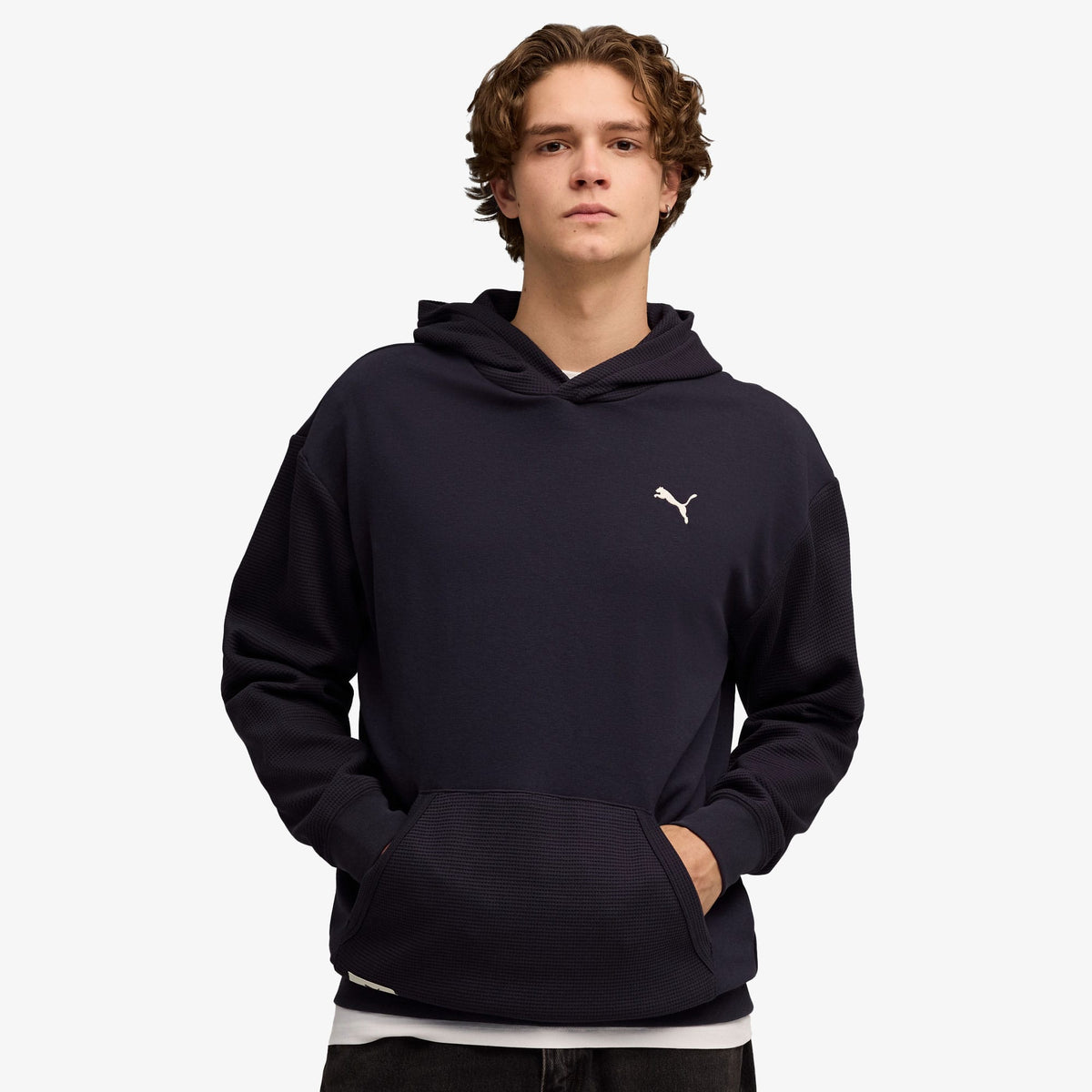 Puma Classic Relaxed Erkek Mavi Sweatshirt