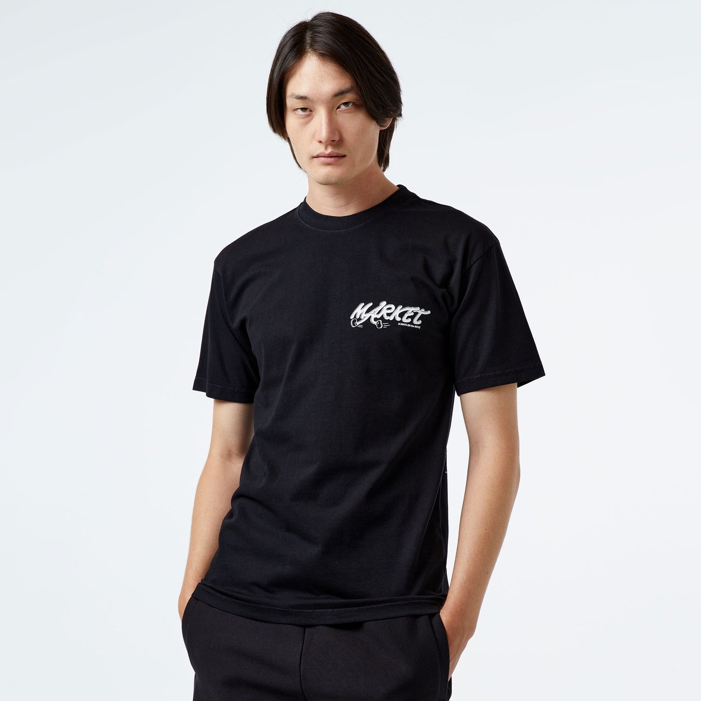 Market Audioman Erkek Siyah T-shirt