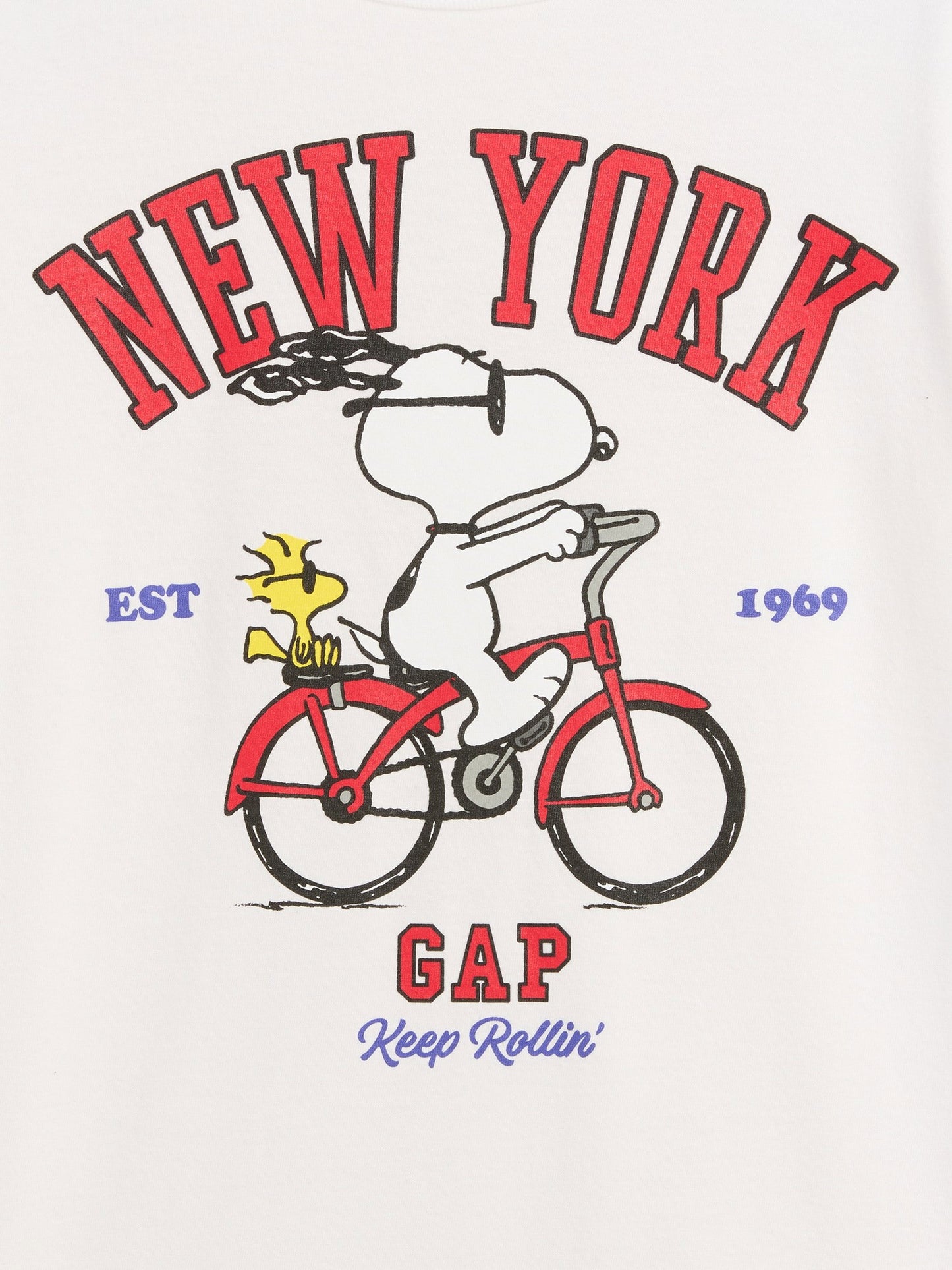 Beyaz Peanuts Grafik Baskılı T-shirt