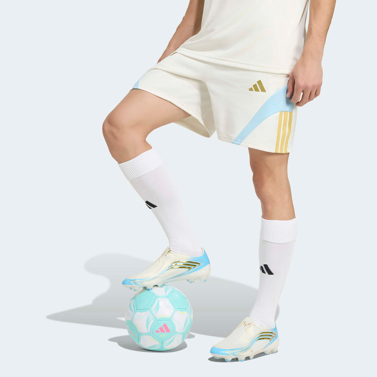 Adidas Messi Hot Sho Erkek Beyaz Şort