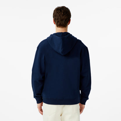 Calvin Klein Terry Monogram Erkek Mavi Hoodie