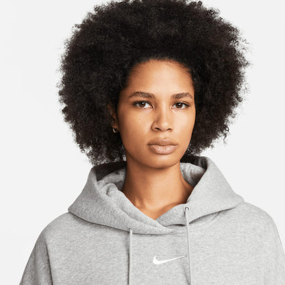 Nike Sportswear Phoenix Fleece Oversize Kadın Gri Hoodie