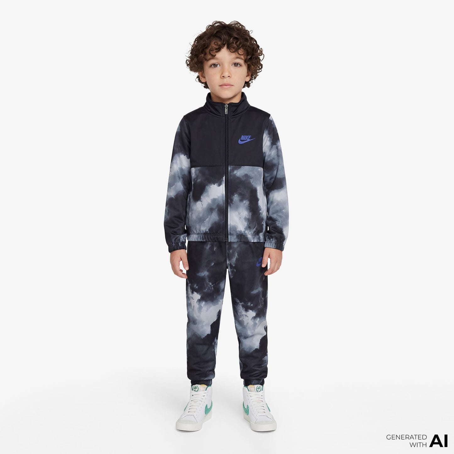 Nike Sportswear Dri Fit Futura Çocuk Gri Eşofman Takımı