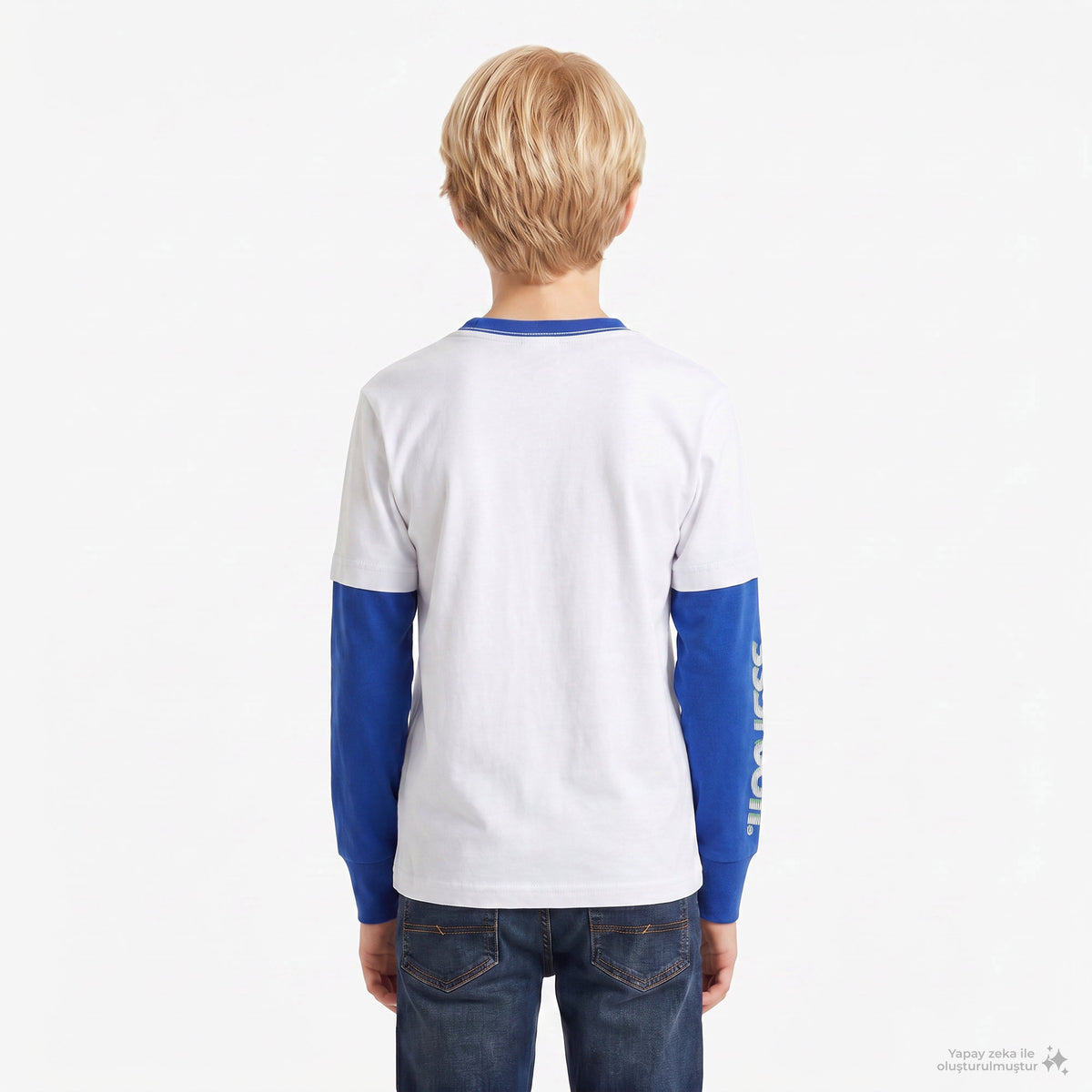 Nike Victory Lap Two Çocuk Beyaz Sweatshirt