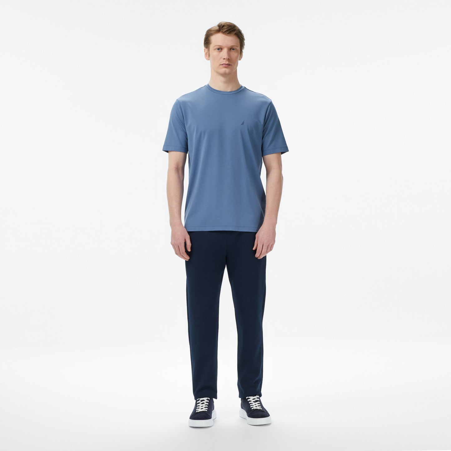 Nautica Erkek Mavi Regular Fit T-shirt