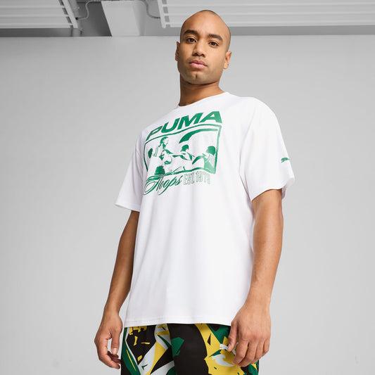 Puma Rival Rage 1 Erkek Beyaz T-shirt