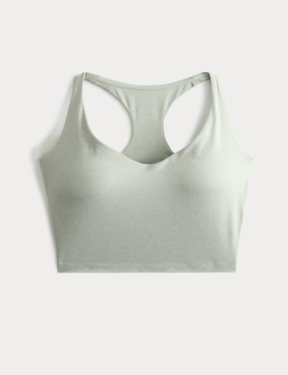 Supersoft Yuvarlak Yaka Crop Üst