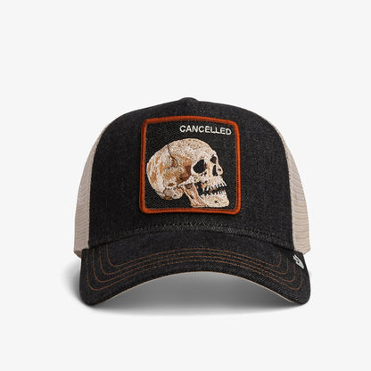 Goorin Bros Denim Skull Unisex Lacivert Şapka