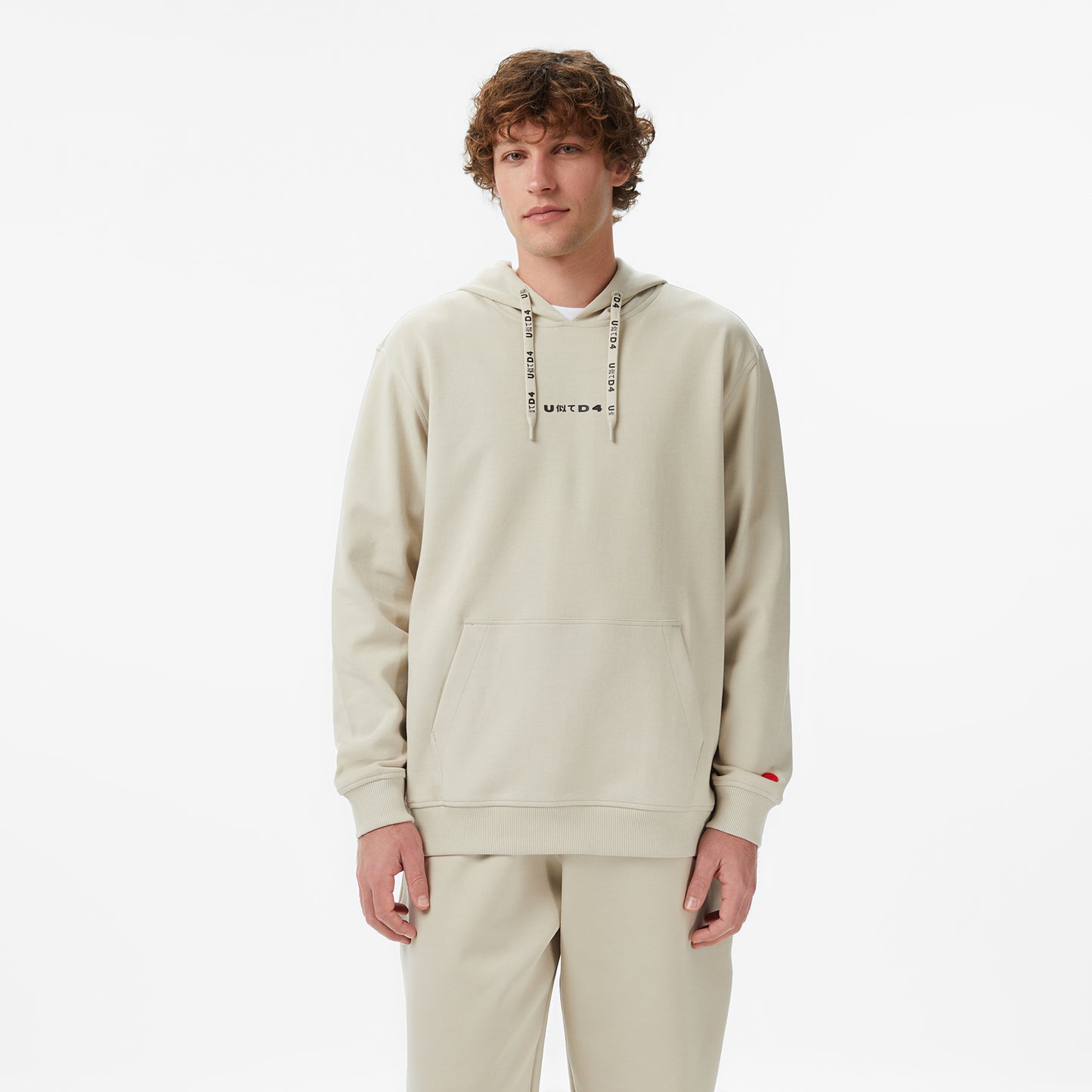 United4 Regular Fit Erkek Krem Sweatshirt