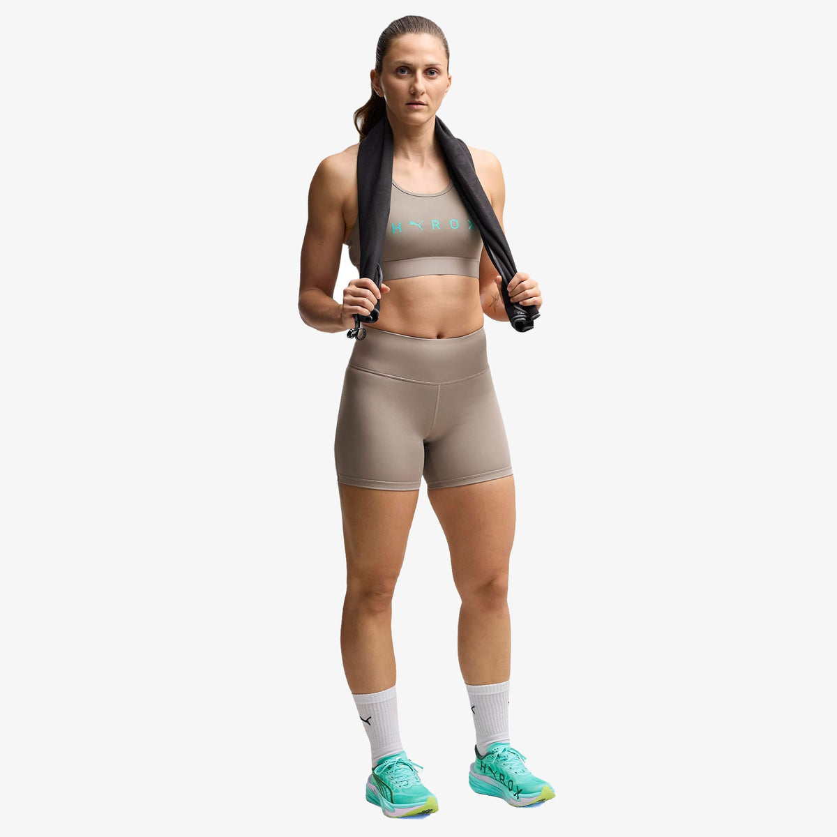 Puma X Hyrox Interlock Kadın Bej Bra