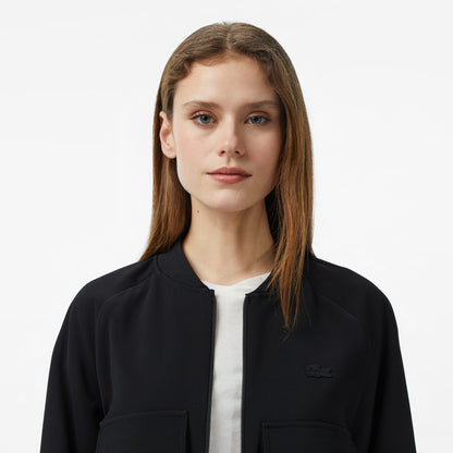 Lacoste Kadın Regular Fit Siyah Gömlek