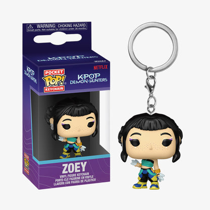 Funko Pocket Pop! Animation: Kpop Demon Hunters Zoey Unisex Renkli Figür
