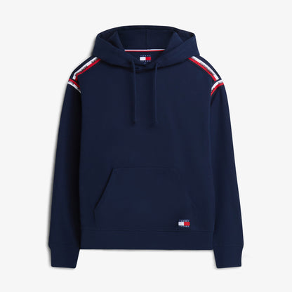 Tommy Hilfiger Relaxed Tape Erkek Lacivert Sweatshirt