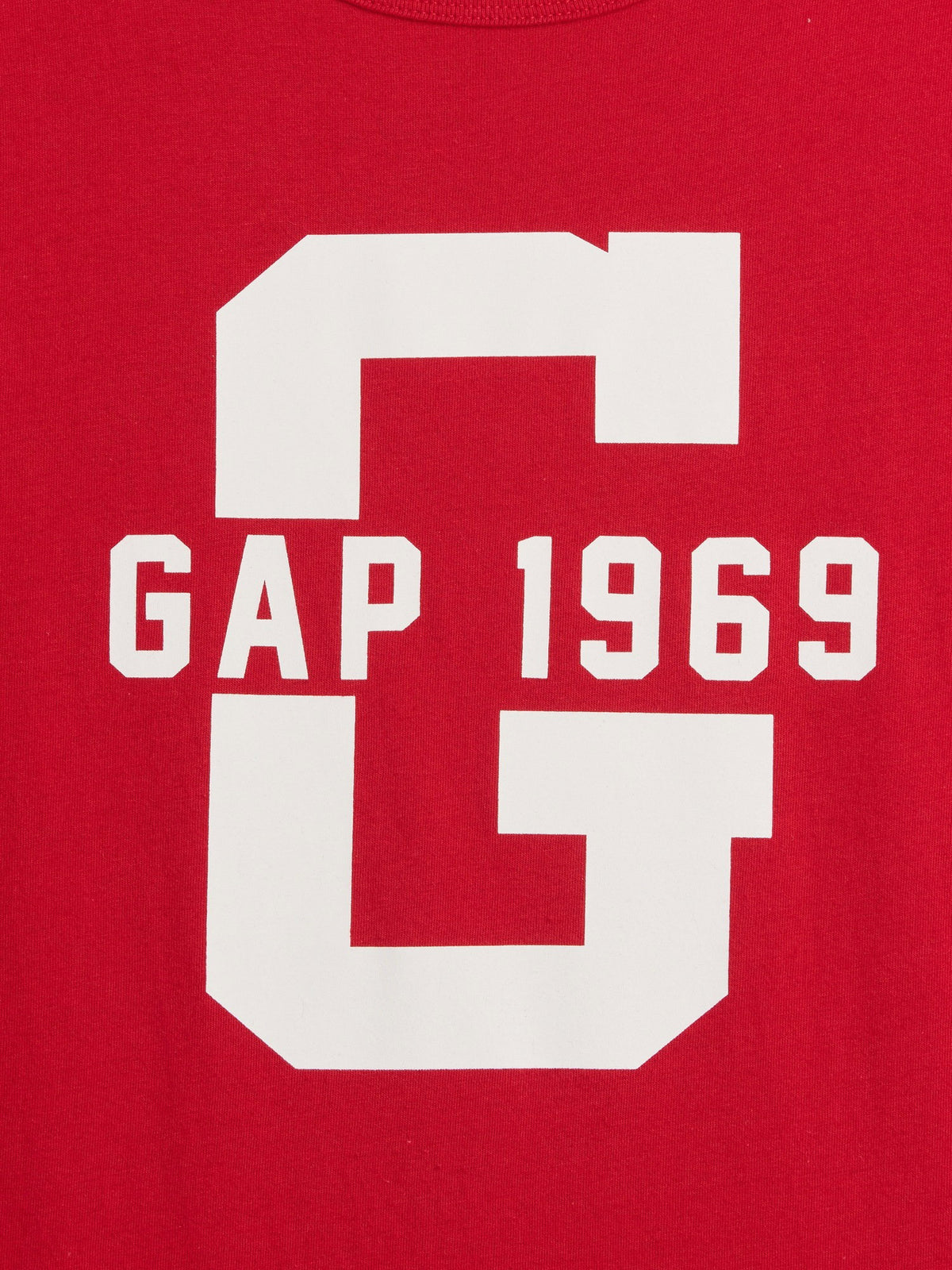 Kırmızı Gap Grafik T-shirt