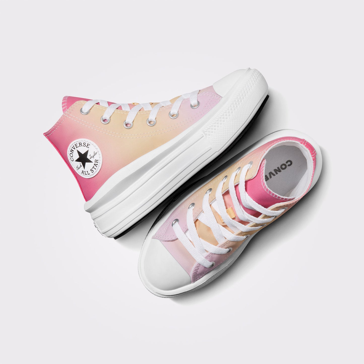 Converse Chuck Taylor All Star Move Bebek Pembe Platform Sneaker