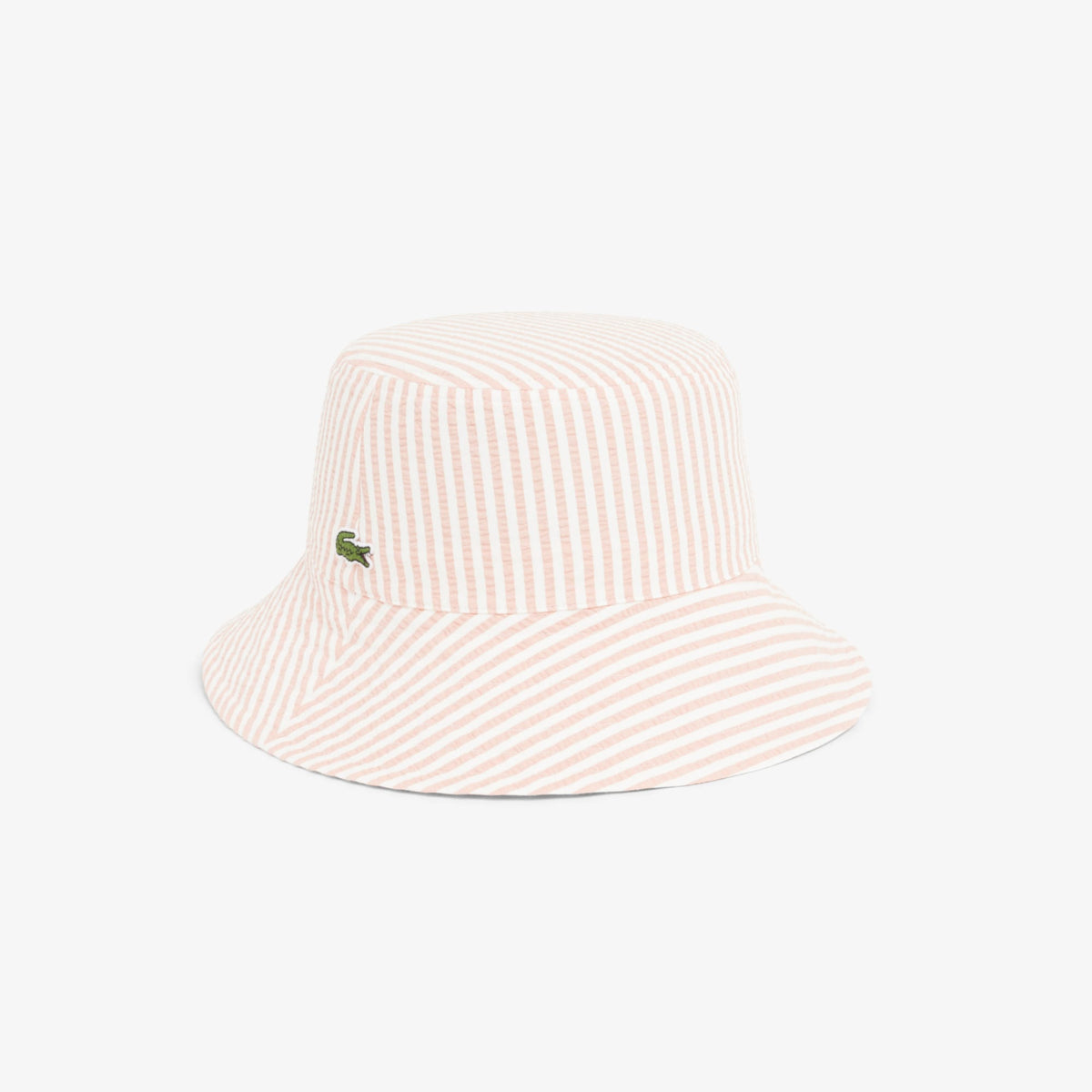 Lacoste Çizgili Kadın Pembe Şapka
