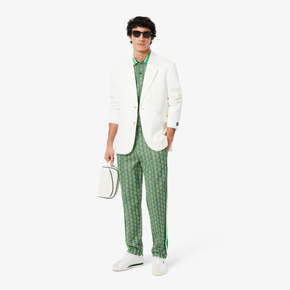 Lacoste Classic Fit Monogram Erkek Yeşil Polo