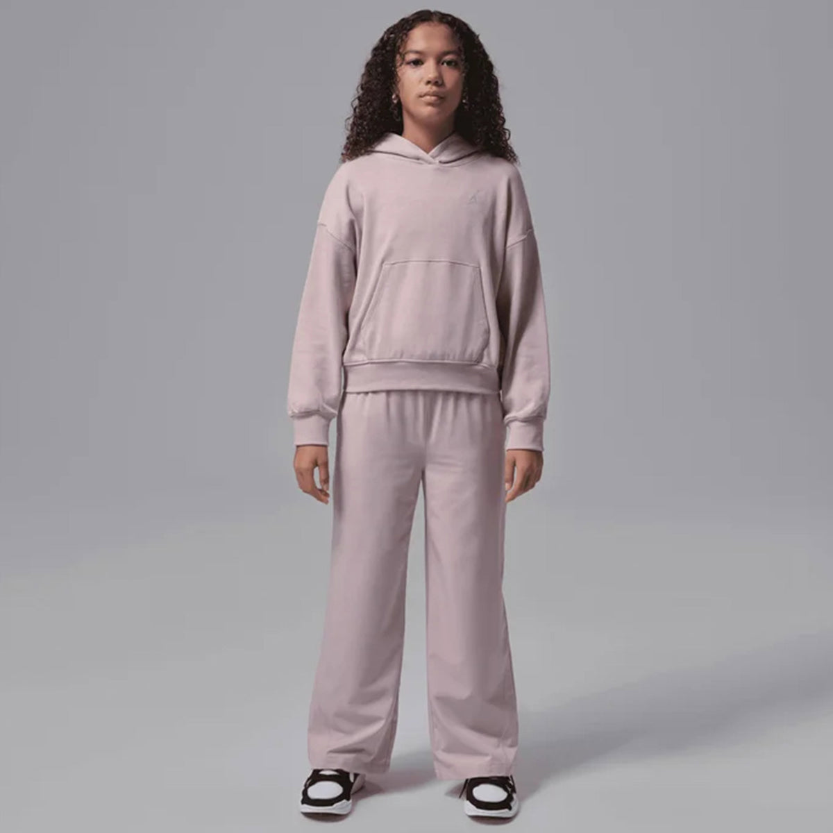Jordan Brooklyn French Terry Çocuk Pembe Sweatshirt