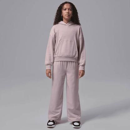Jordan Brooklyn French Terry Çocuk Pembe Sweatshirt
