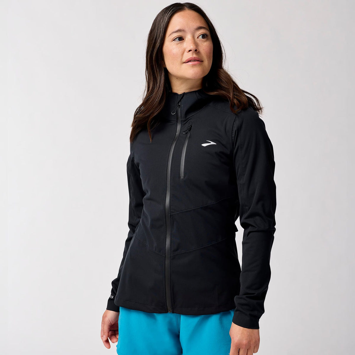 Brooks High Point Waterproof 2 Kadın Siyah Yağmurluk
