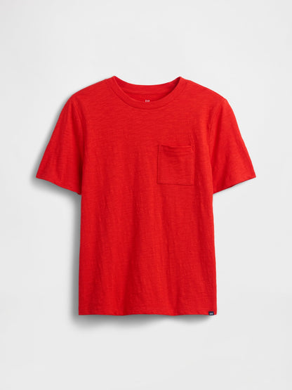 Kırmızı Pocket T-shirt