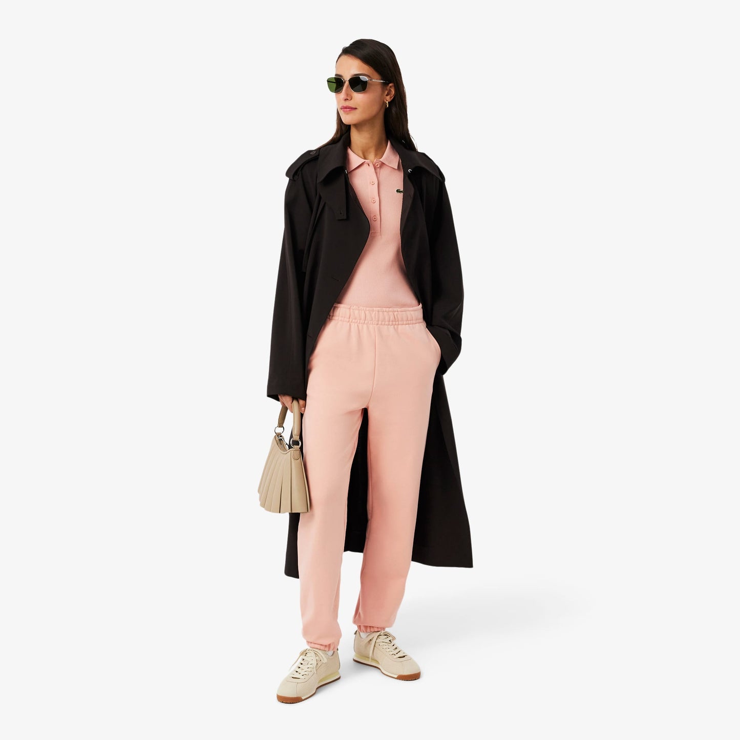 Lacoste Kadın Slim Fit Pembe Polo