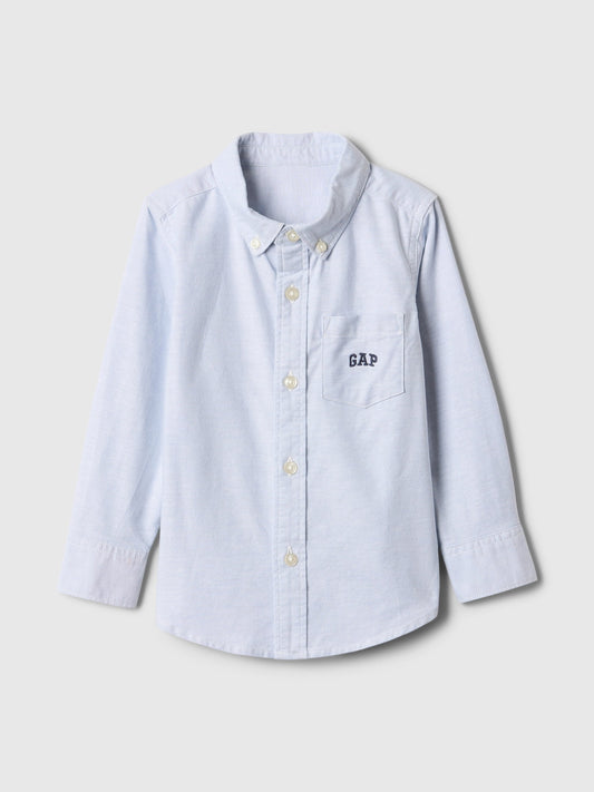 Açık Mavi Gap Logo Oxford Gömlek