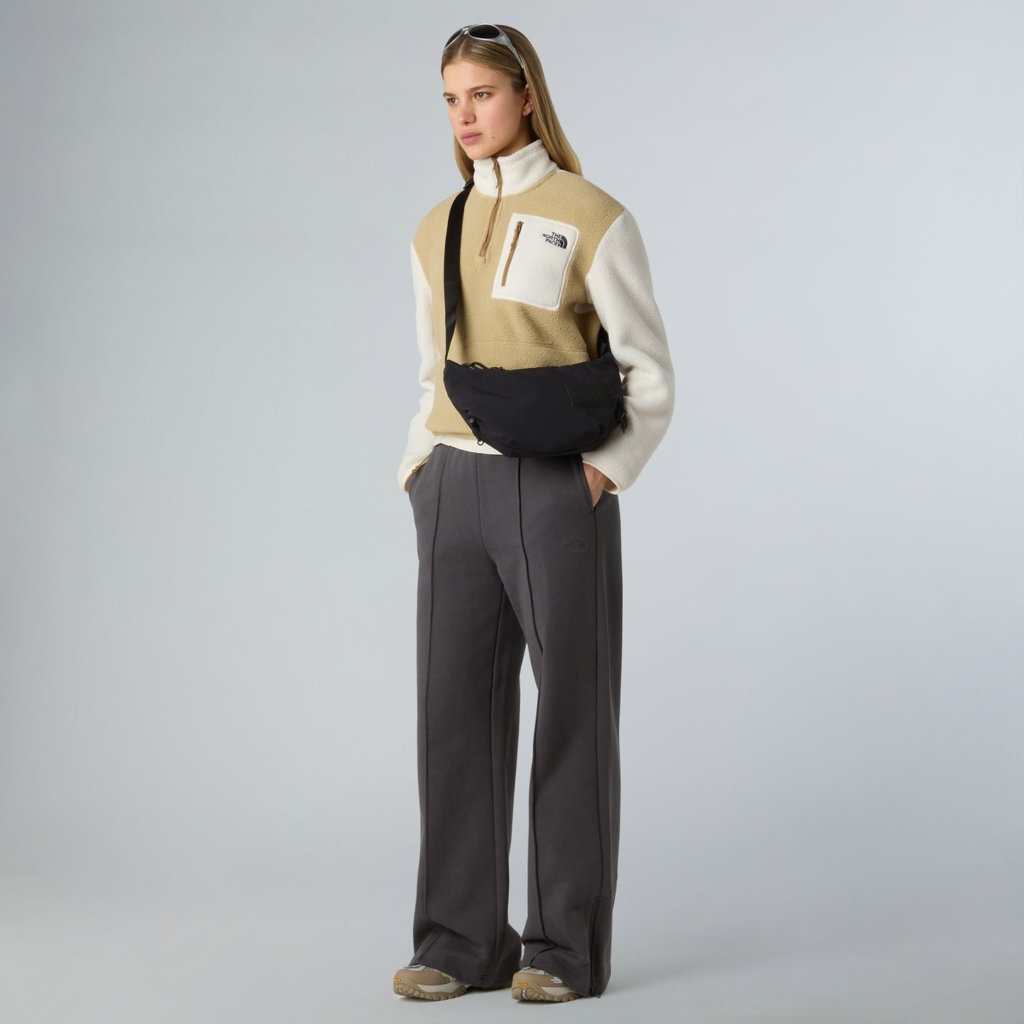The North Face Yumiori 1/4 Zip Kadın Kahverengi Polar Mont
